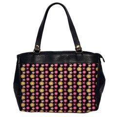 Cute Floral Pattern Oversize Office Handbag (one Side)