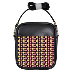 Cute Floral Pattern Girl s Sling Bag