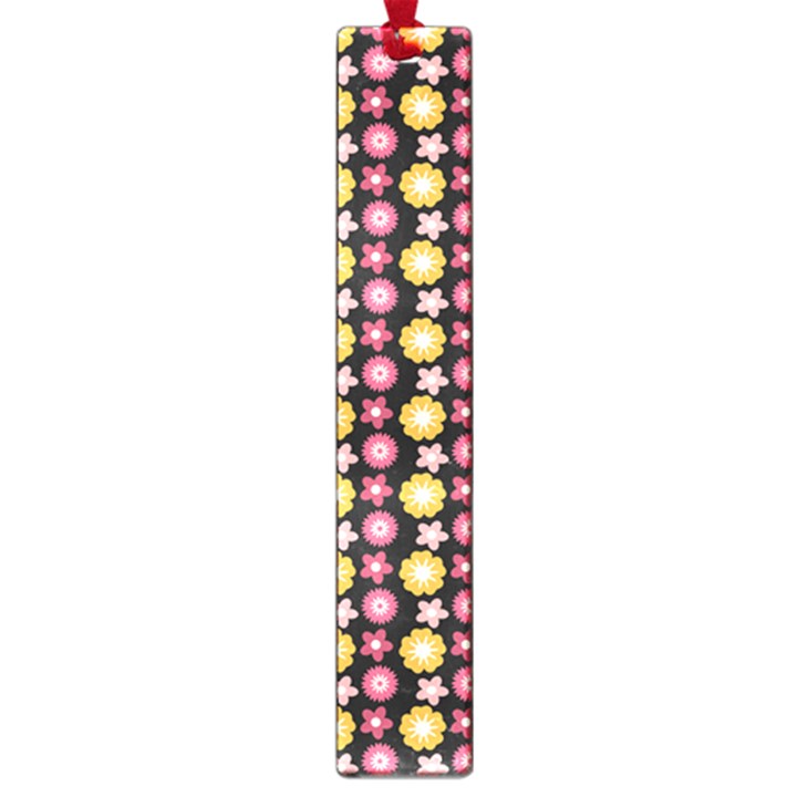 Cute Floral Pattern Large Bookmark