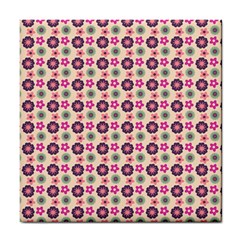 Cute Floral Pattern Ceramic Tile