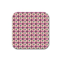 Cute Floral Pattern Drink Coasters 4 Pack (square) by GardenOfOphir