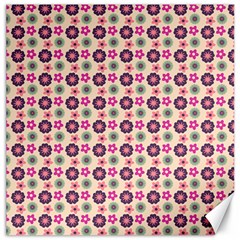 Cute Floral Pattern Canvas 16  X 16  (unframed) by GardenOfOphir