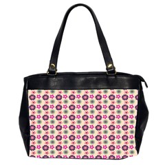 Cute Floral Pattern Oversize Office Handbag (two Sides) by GardenOfOphir