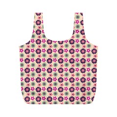 Cute Floral Pattern Reusable Bag (m) by GardenOfOphir