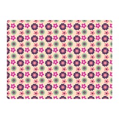 Cute Floral Pattern Double Sided Flano Blanket (mini)