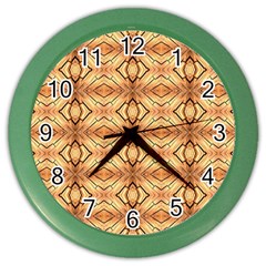 Faux Animal Print Pattern Wall Clock (color)