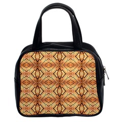 Faux Animal Print Pattern Classic Handbag (two Sides)