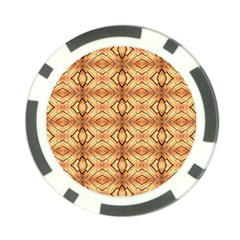 Faux Animal Print Pattern Poker Chip (10 Pack)