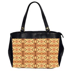 Faux Animal Print Pattern Oversize Office Handbag (two Sides)