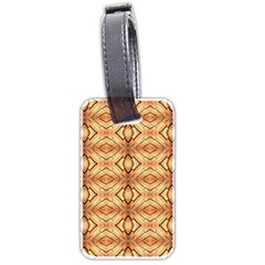 Faux Animal Print Pattern Luggage Tag (two Sides)