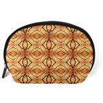 Faux Animal Print Pattern Accessory Pouch (Large) Back