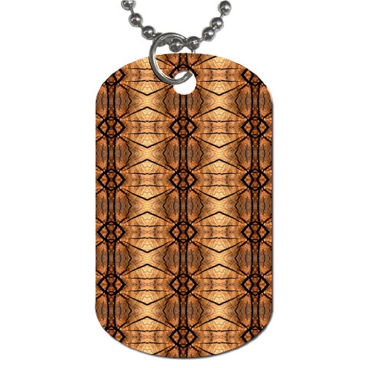 Faux Animal Print Pattern Dog Tag (One Sided)