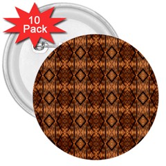 Faux Animal Print Pattern 3  Button (10 Pack)