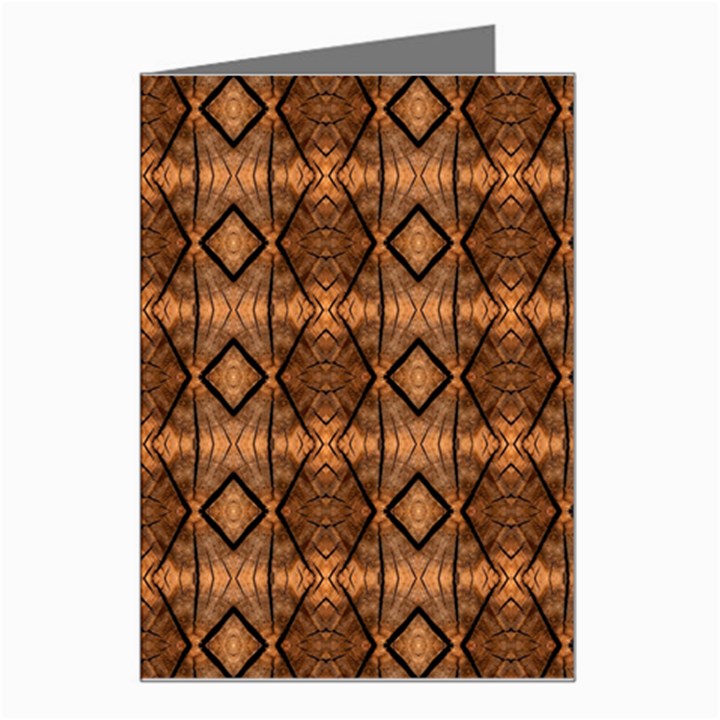 Faux Animal Print Pattern Greeting Card