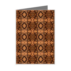 Faux Animal Print Pattern Mini Greeting Card