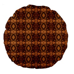 Faux Animal Print Pattern 18  Premium Round Cushion 