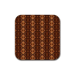 Faux Animal Print Pattern Drink Coaster (square)