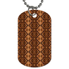 Faux Animal Print Pattern Dog Tag (two-sided)  by GardenOfOphir