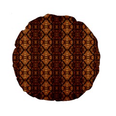 Faux Animal Print Pattern 15  Premium Round Cushion 