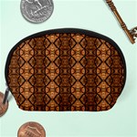 Faux Animal Print Pattern Accessory Pouch (Large) Back