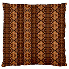 Faux Animal Print Pattern Large Flano Cushion Case (one Side)