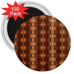 Faux Animal Print Pattern 3  Button Magnet (100 pack) Front