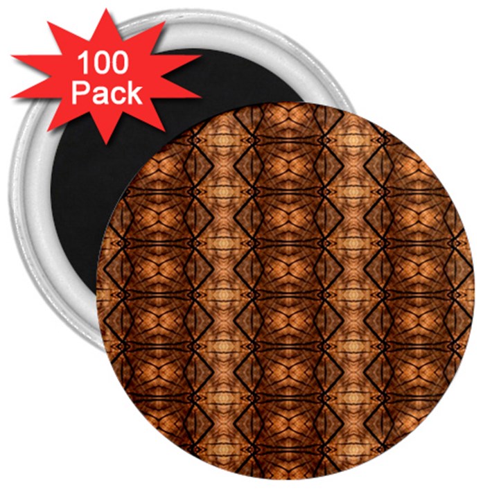 Faux Animal Print Pattern 3  Button Magnet (100 pack)