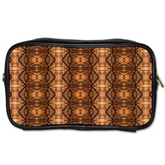 Faux Animal Print Pattern Travel Toiletry Bag (one Side) by GardenOfOphir