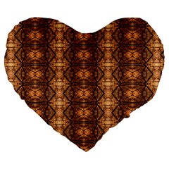 Faux Animal Print Pattern 19  Premium Heart Shape Cushion