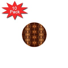 Faux Animal Print Pattern 1  Mini Button (10 Pack)