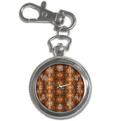 Faux Animal Print Pattern Key Chain Watch