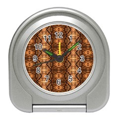 Faux Animal Print Pattern Desk Alarm Clock