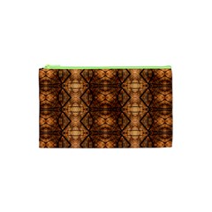 Faux Animal Print Pattern Cosmetic Bag (xs)