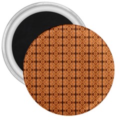 Faux Animal Print Pattern 3  Button Magnet