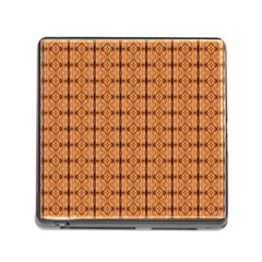 Faux Animal Print Pattern Memory Card Reader With Storage (square)