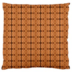 Faux Animal Print Pattern Large Flano Cushion Case (two Sides)