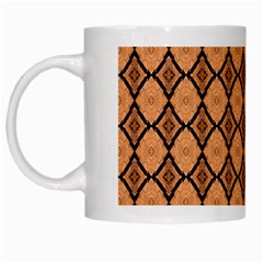 Faux Animal Print Pattern White Coffee Mug