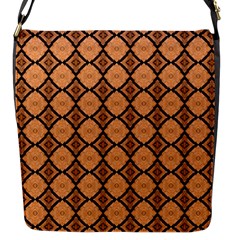 Faux Animal Print Pattern Flap Closure Messenger Bag (small)