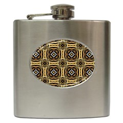 Faux Animal Print Pattern Hip Flask by GardenOfOphir