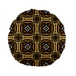 Faux Animal Print Pattern 15  Premium Round Cushion  Front