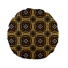 Faux Animal Print Pattern 15  Premium Flano Round Cushion 