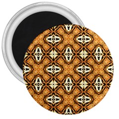 Faux Animal Print Pattern 3  Button Magnet by GardenOfOphir