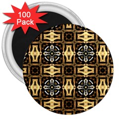 Faux Animal Print Pattern 3  Button Magnet (100 Pack) by GardenOfOphir