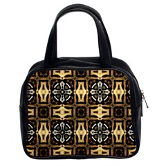 Faux Animal Print Pattern Classic Handbag (two Sides)