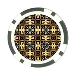 Faux Animal Print Pattern Poker Chip (10 Pack) Front