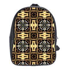 Faux Animal Print Pattern School Bag (xl)