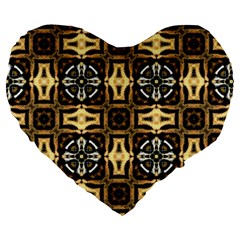 Faux Animal Print Pattern 19  Premium Heart Shape Cushion