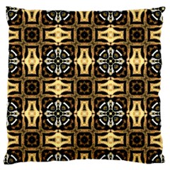 Faux Animal Print Pattern Large Flano Cushion Case (one Side)