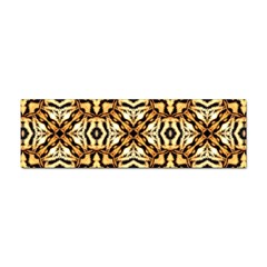 Faux Animal Print Pattern Bumper Sticker