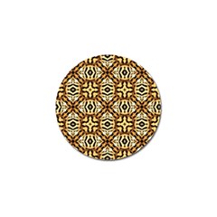 Faux Animal Print Pattern Golf Ball Marker 4 Pack